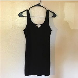 F21 black bodycon dress